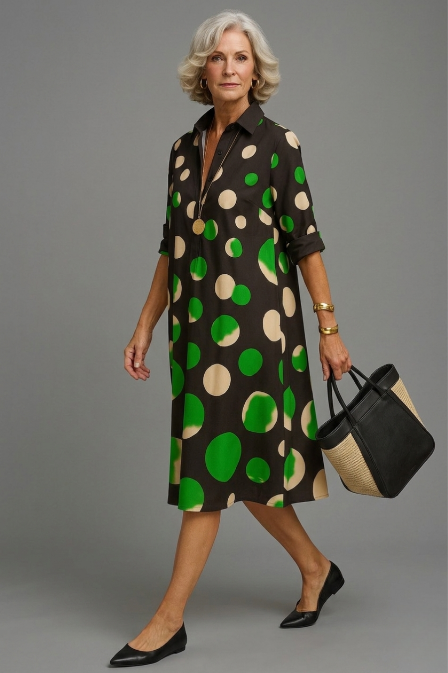 Naomi™ | Elegant Midi Dress