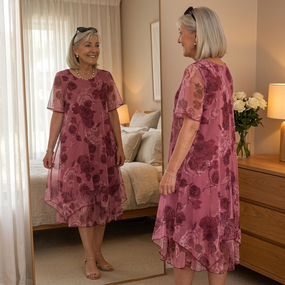MARGOT | ELEGANT COMFORT PLEATED DRESS