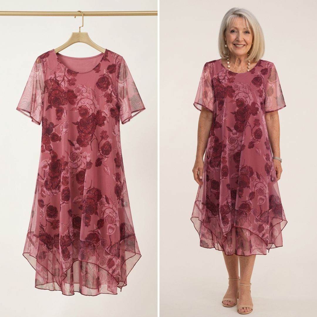 MARGOT | ELEGANT COMFORT PLEATED DRESS
