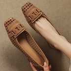 Solea Woven Leather Heels