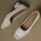 Solea Woven Leather Heels