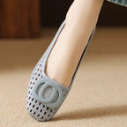 Opium Woven Leaher Flats