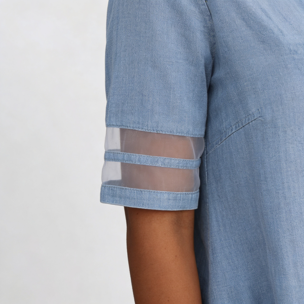 Charlotte™ | Relaxed Linen-Feel Shirt Dress